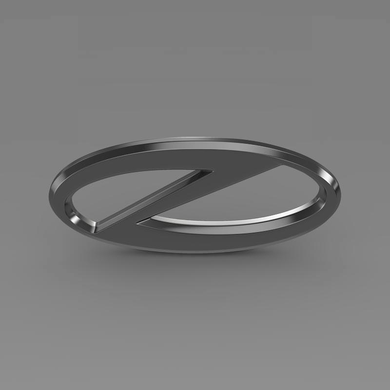 Zastava Logo 3D model_4