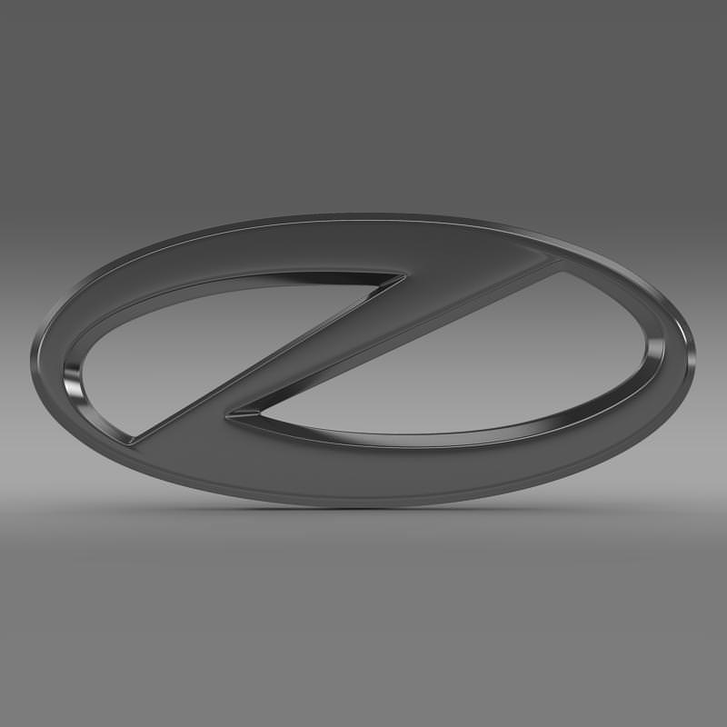 Zastava Logo 3D model_2