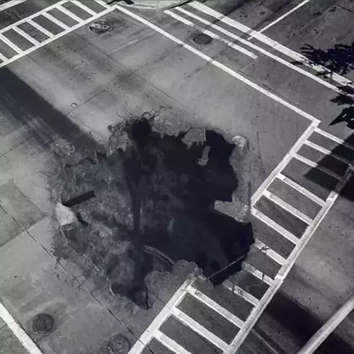 Hole ground damage 3D model