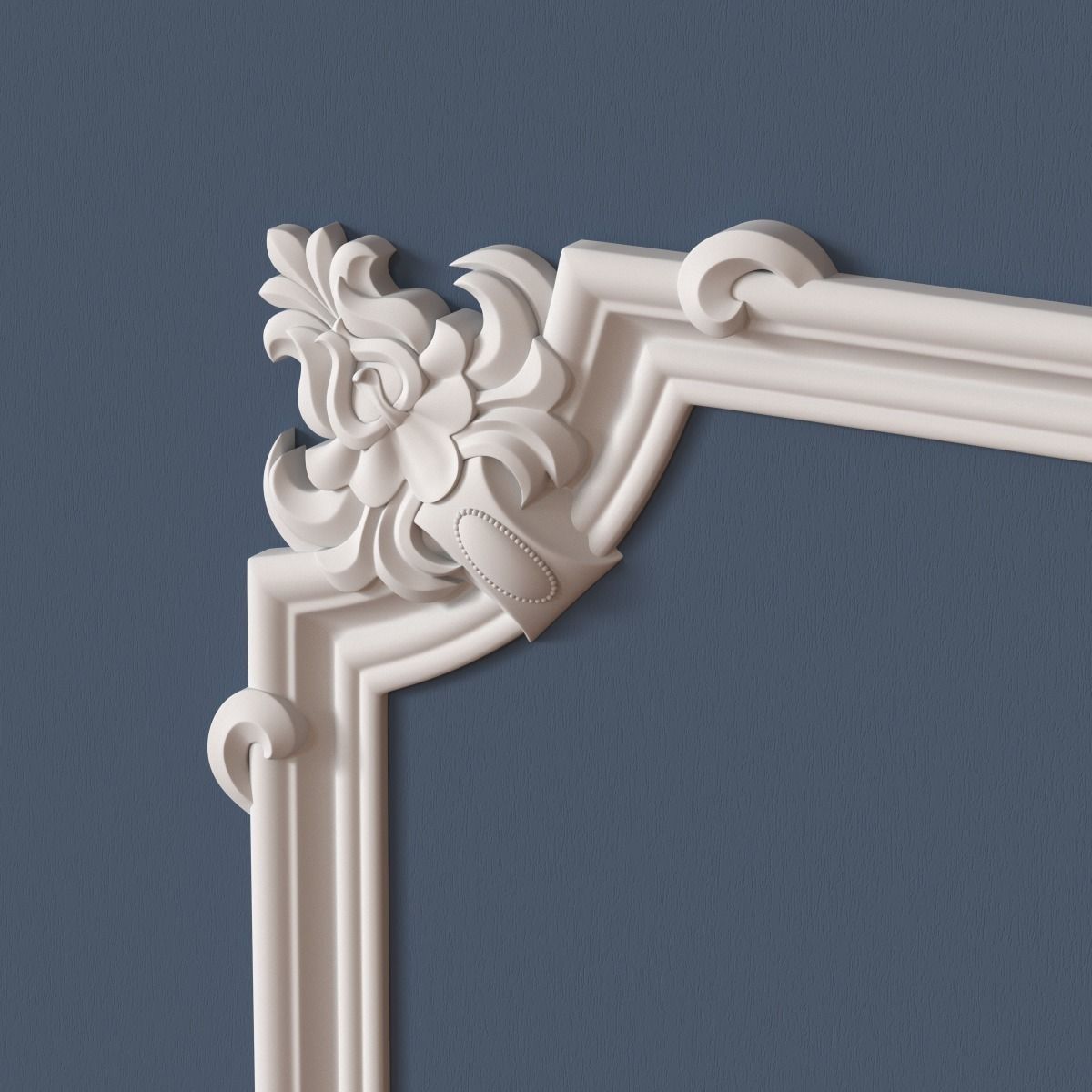 Molding Corner 3D model_2