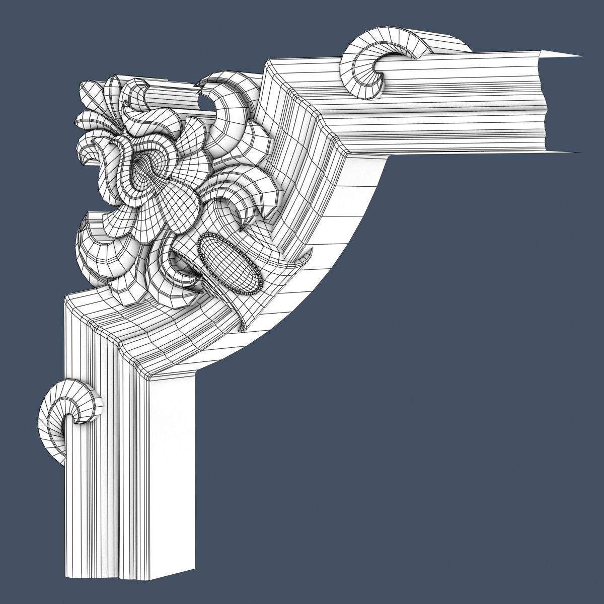 Molding Corner 3D model_6