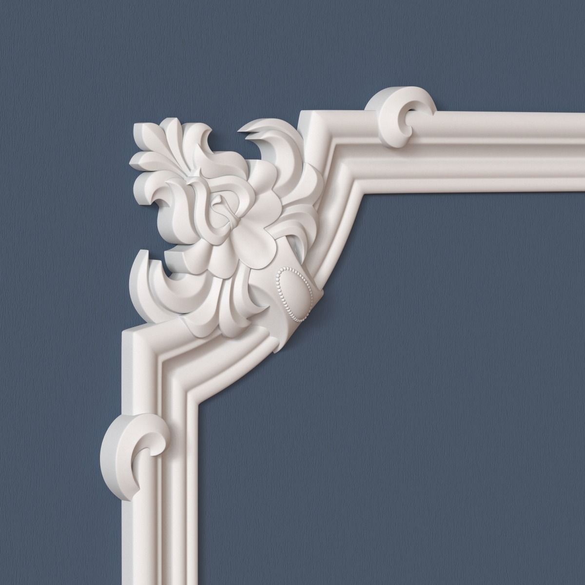 Molding Corner 3D model_1