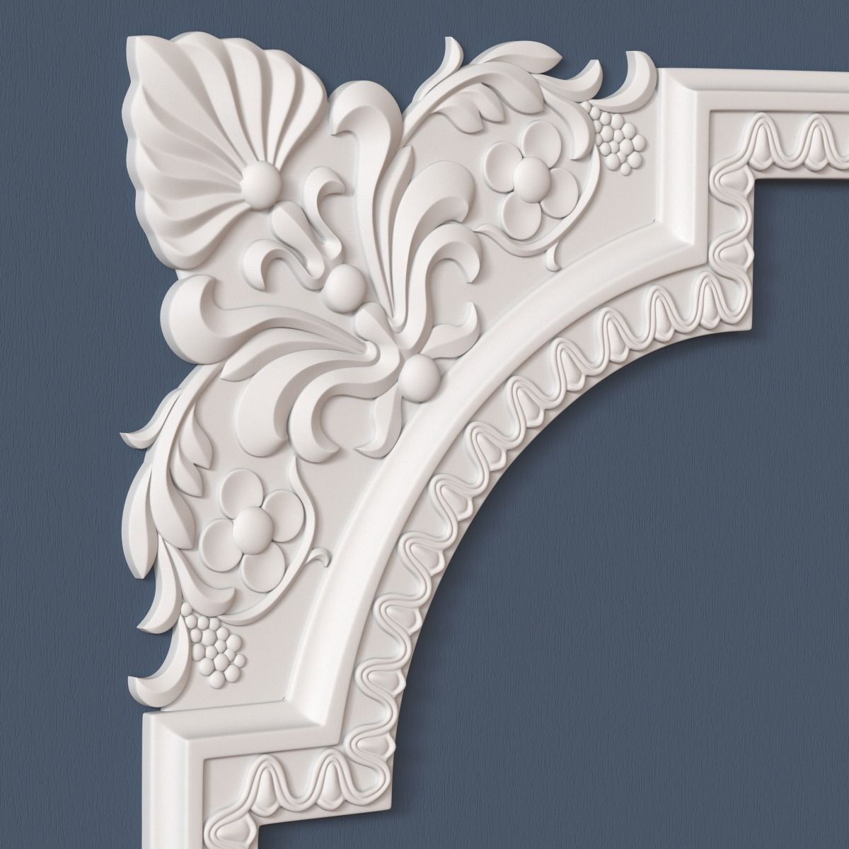 Molding Corner 3D model_1