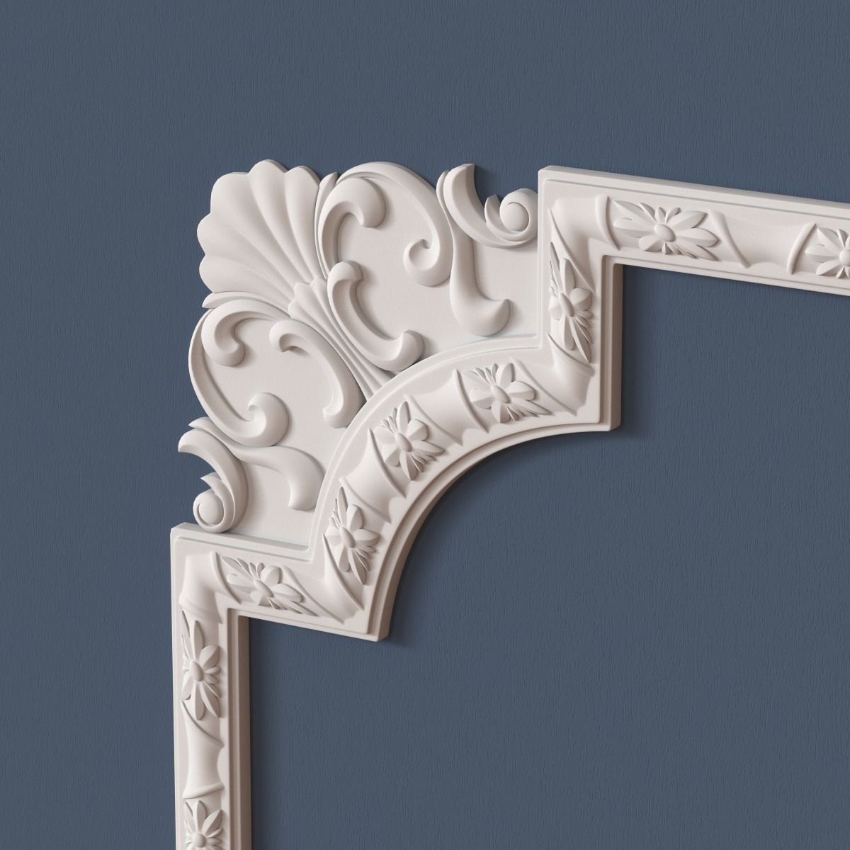 Molding Corner 3D model_2