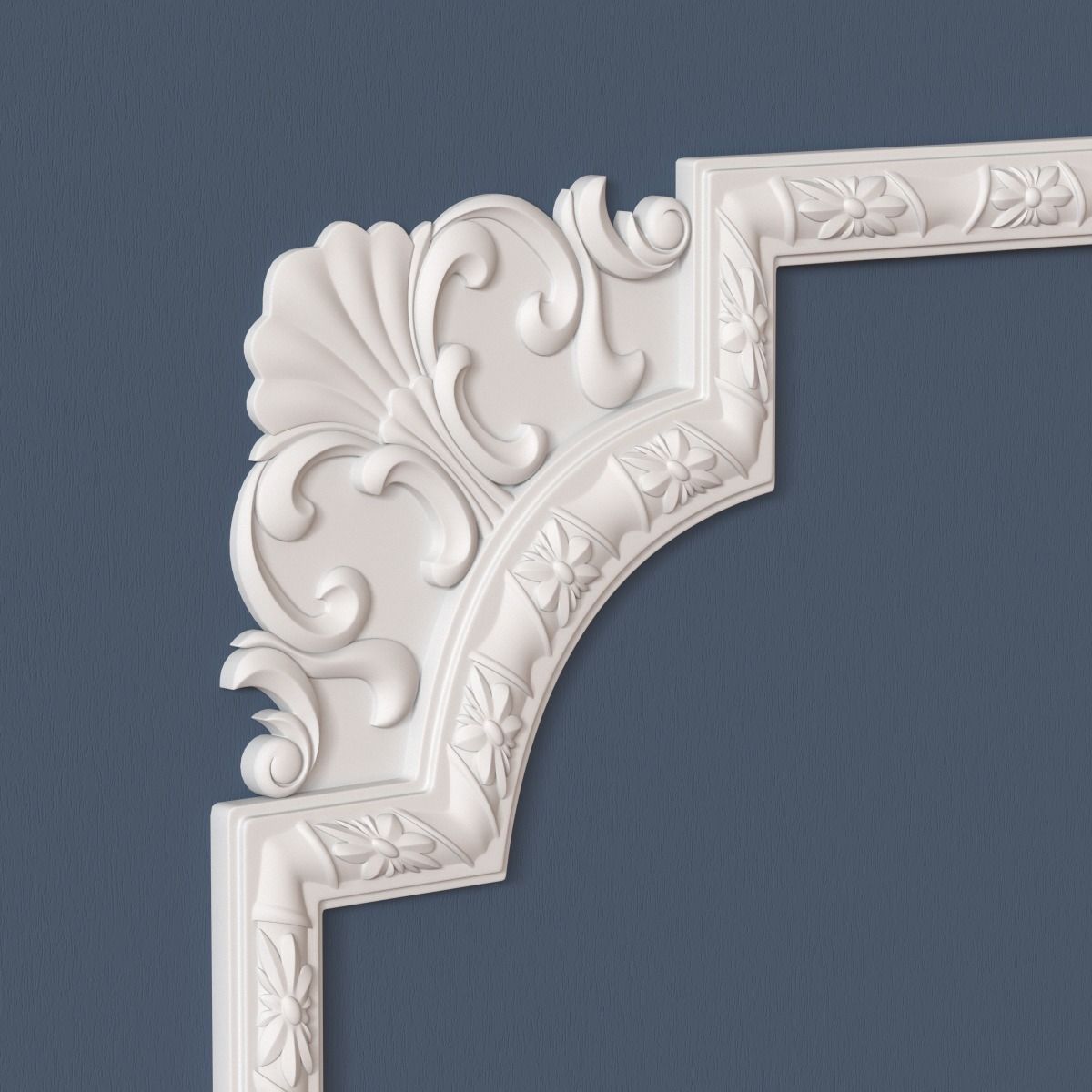 Molding Corner 3D model_1
