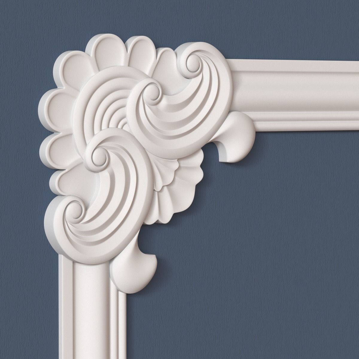 Molding Corner 3D model_1