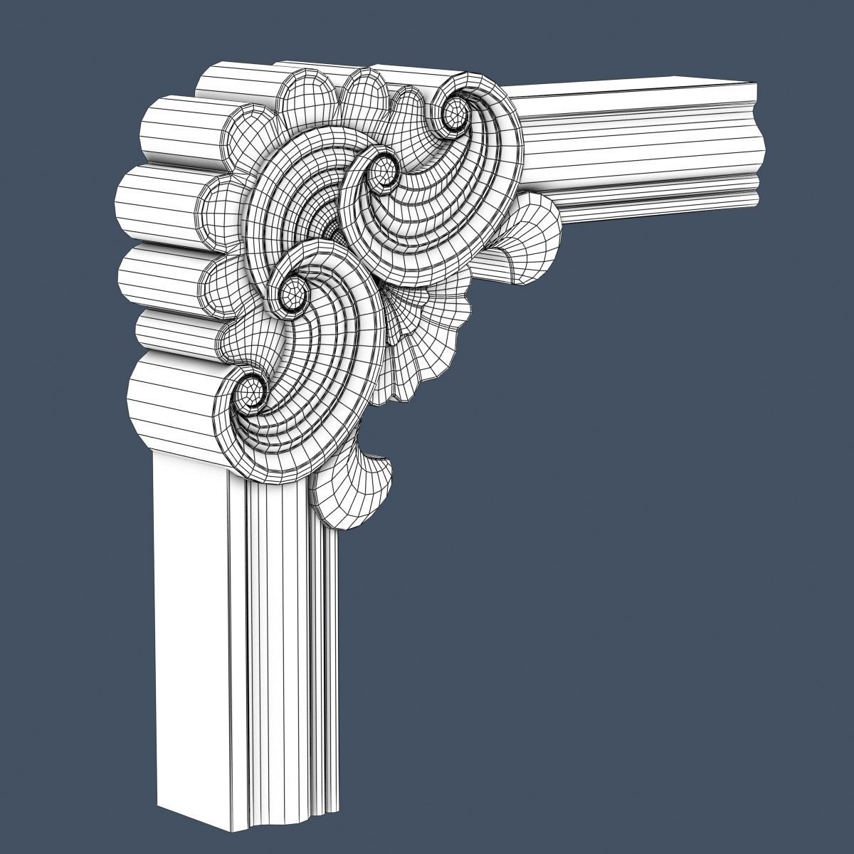 Molding Corner 3D model_6
