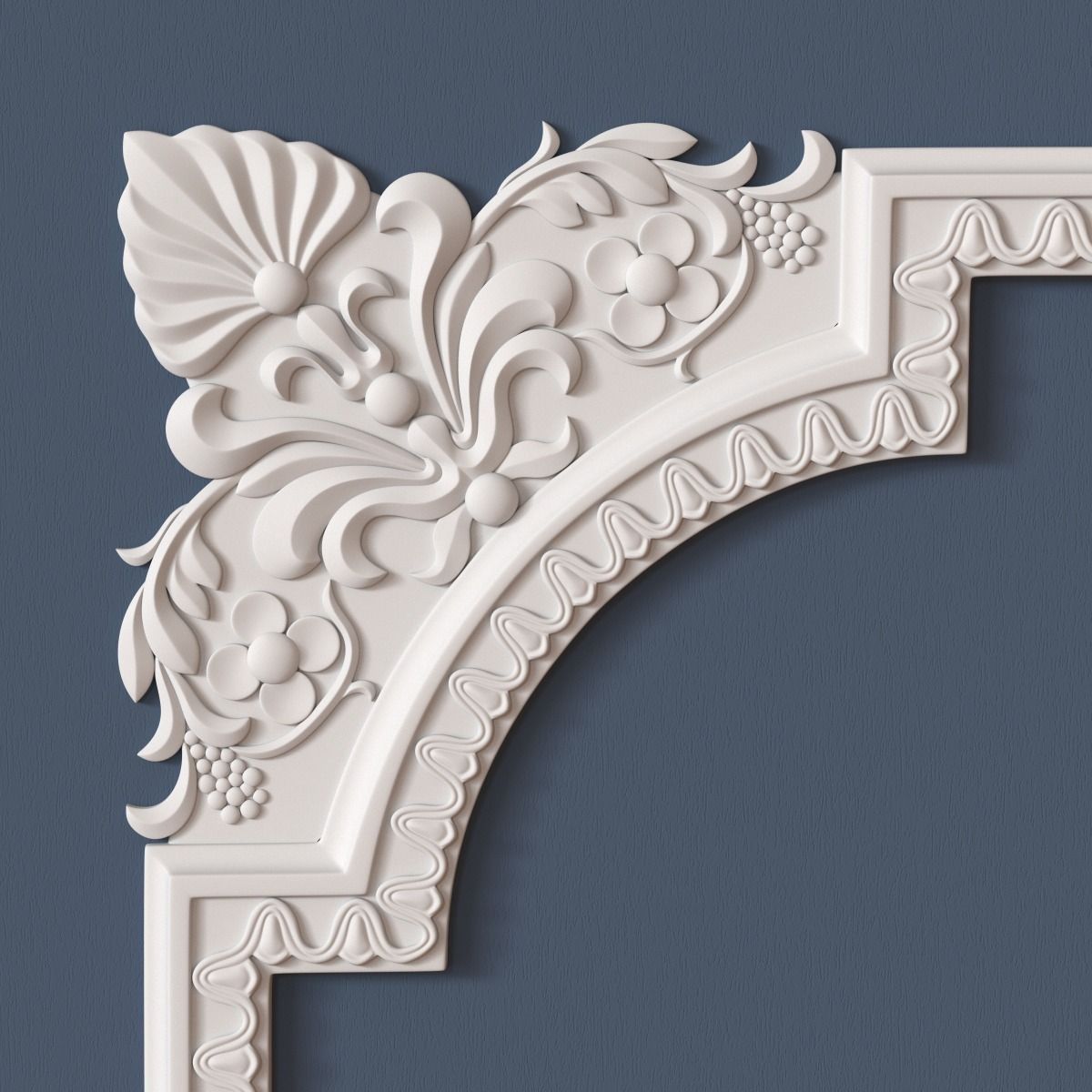 10 Molding Corners Collection  3D model_1