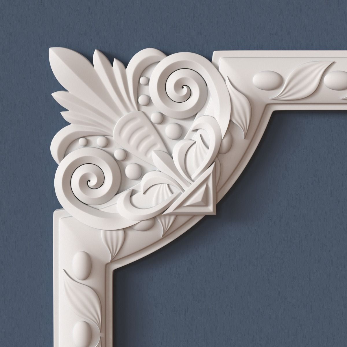 10 Molding Corners Collection  3D model_3