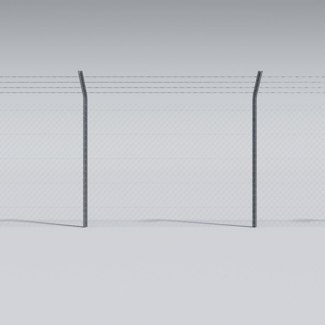 Barbed Wire 3D model_2
