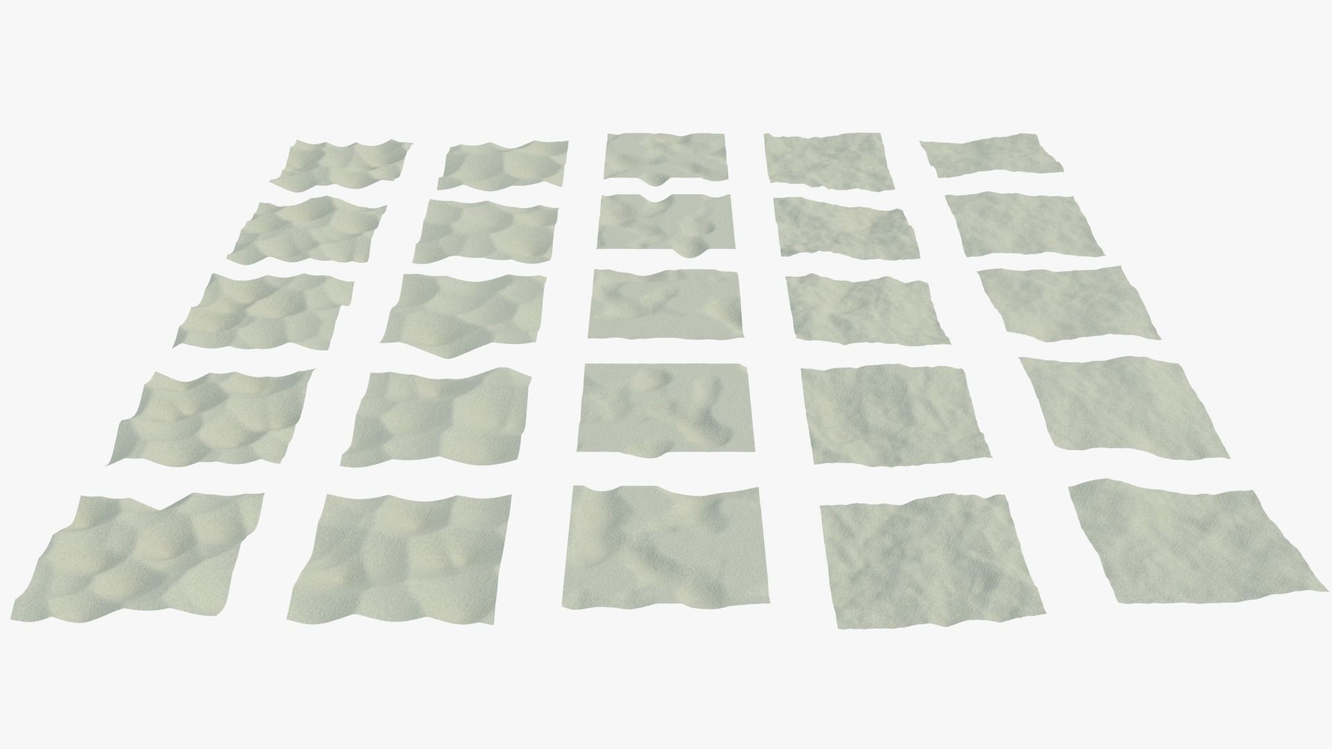 Sand Terrains Basic 3D model_2