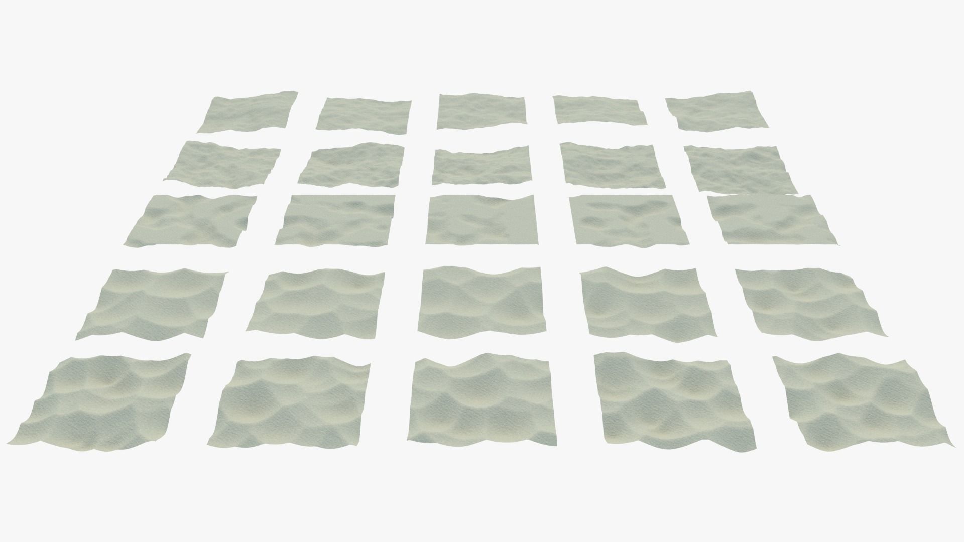 Sand Terrains Basic 3D model_1