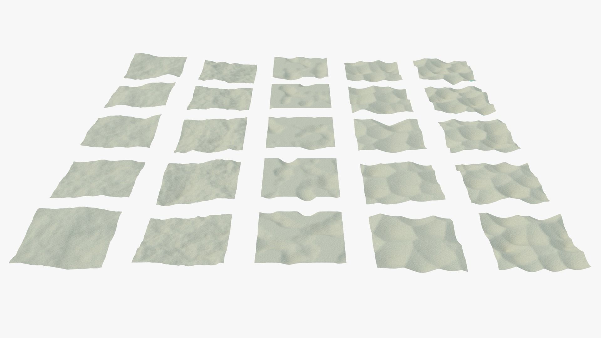 Sand Terrains Basic 3D model_4