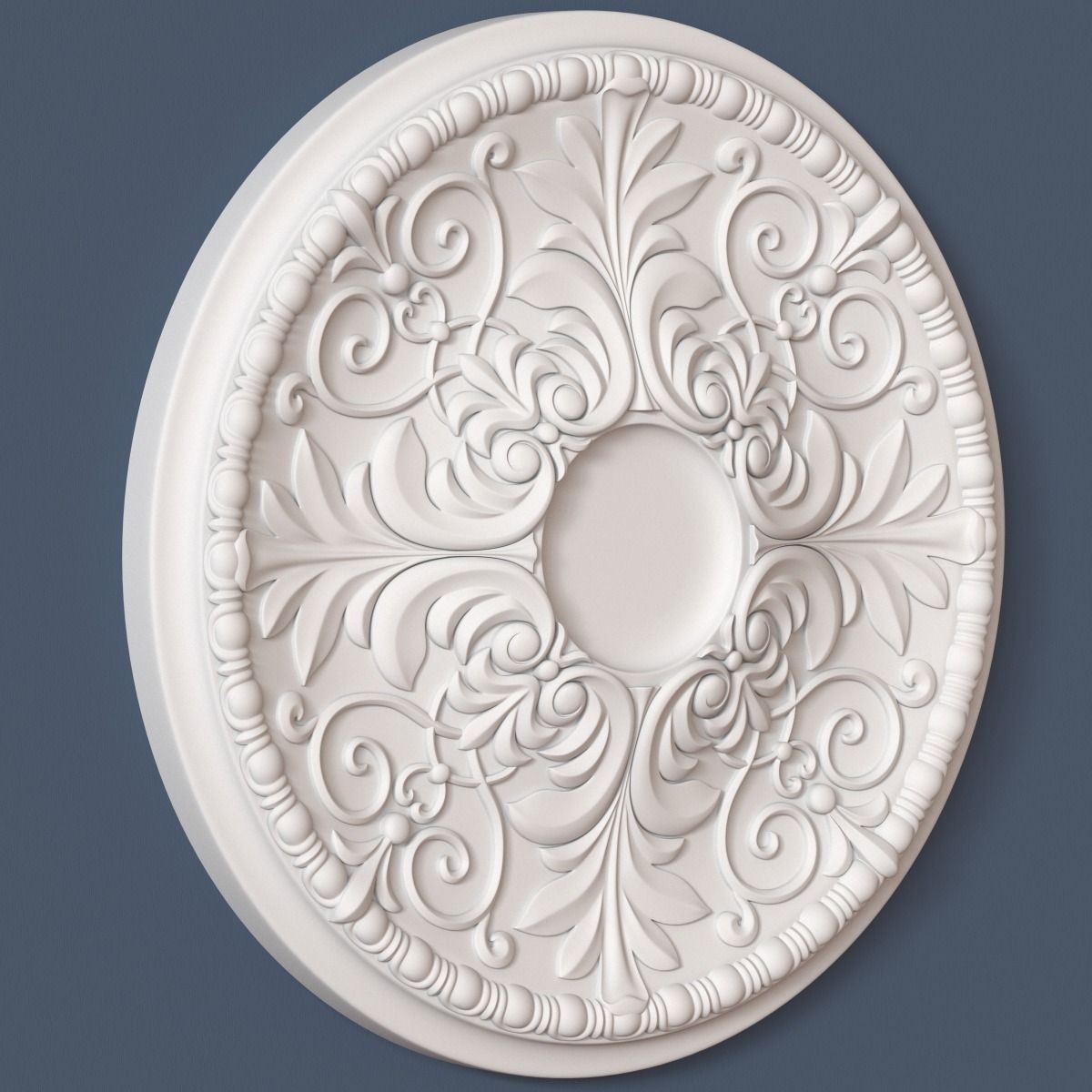 Ceiling Medallion 3D model_1