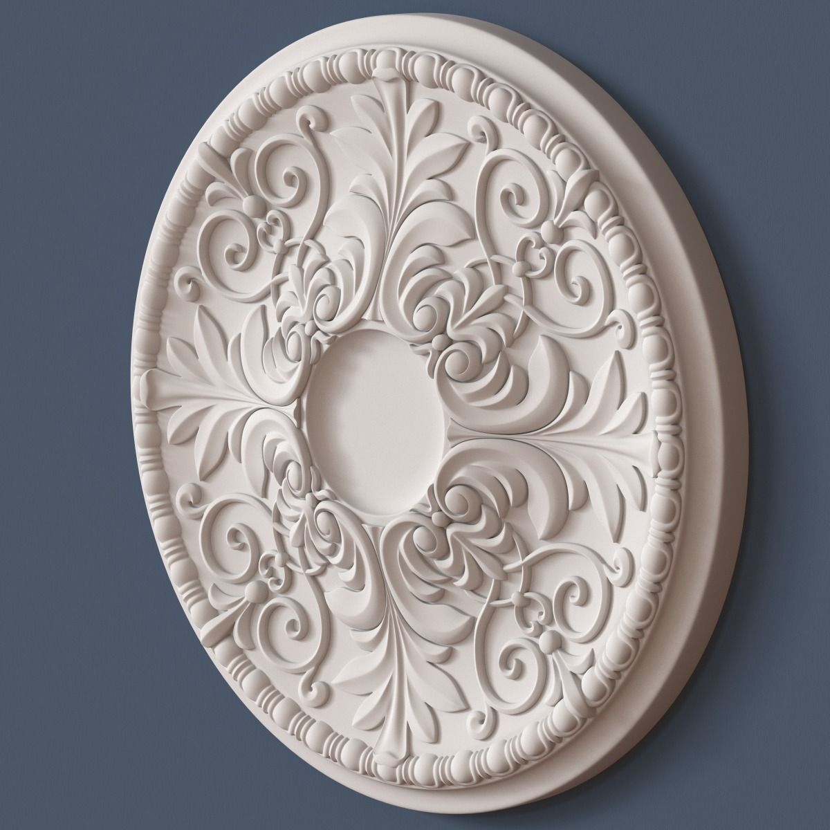 Ceiling Medallion 3D model_2