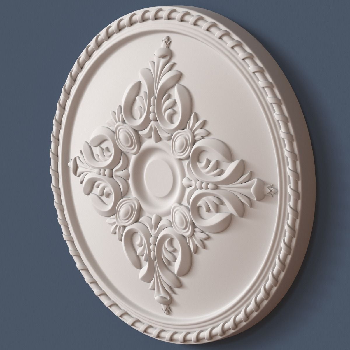 Ceiling Medallion 3D model_2
