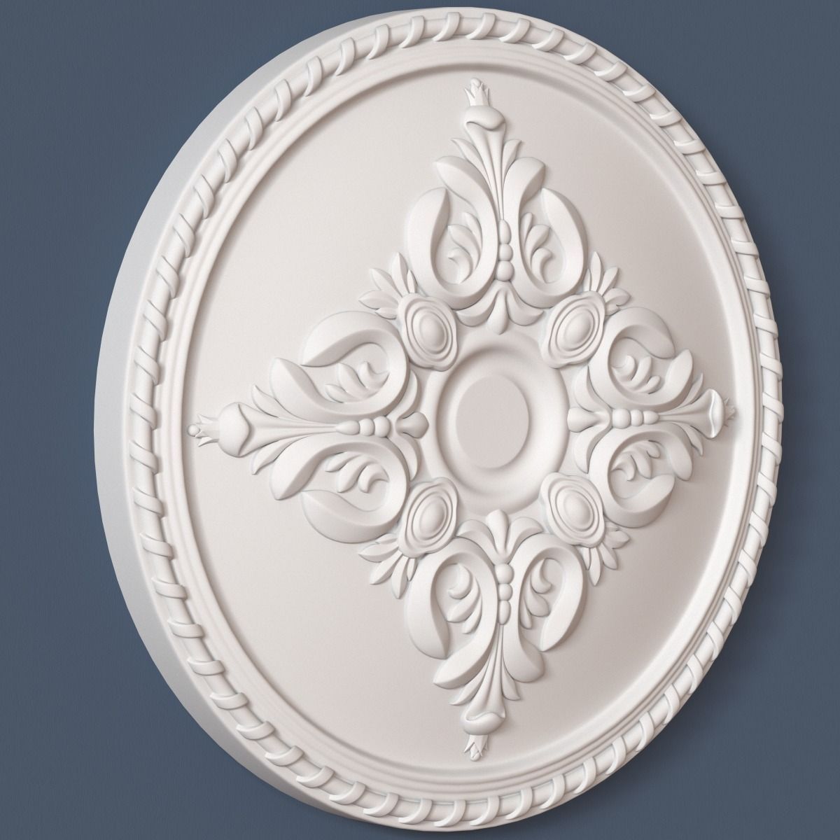 Ceiling Medallion 3D model_1