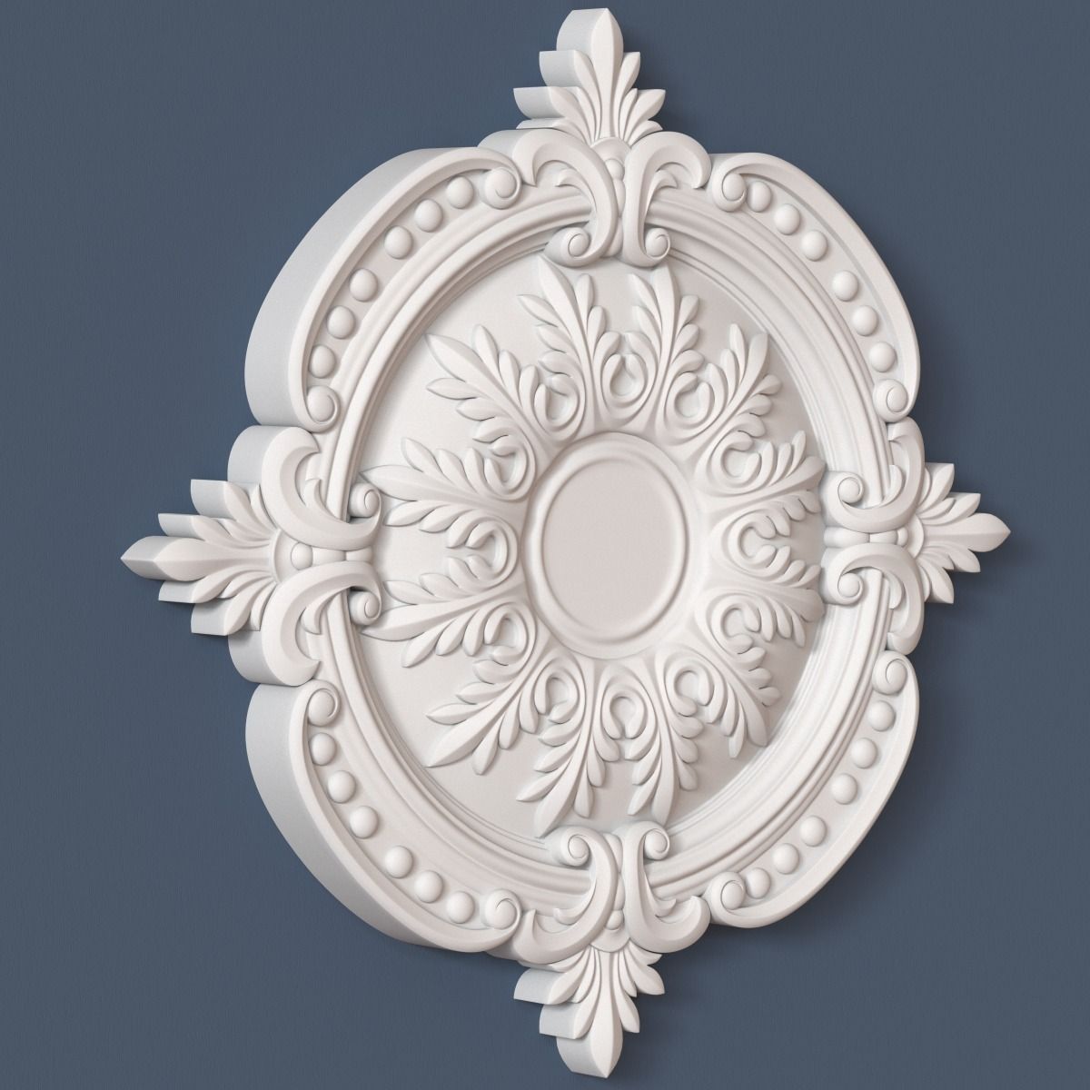 Ceiling Medallion 3D model_1