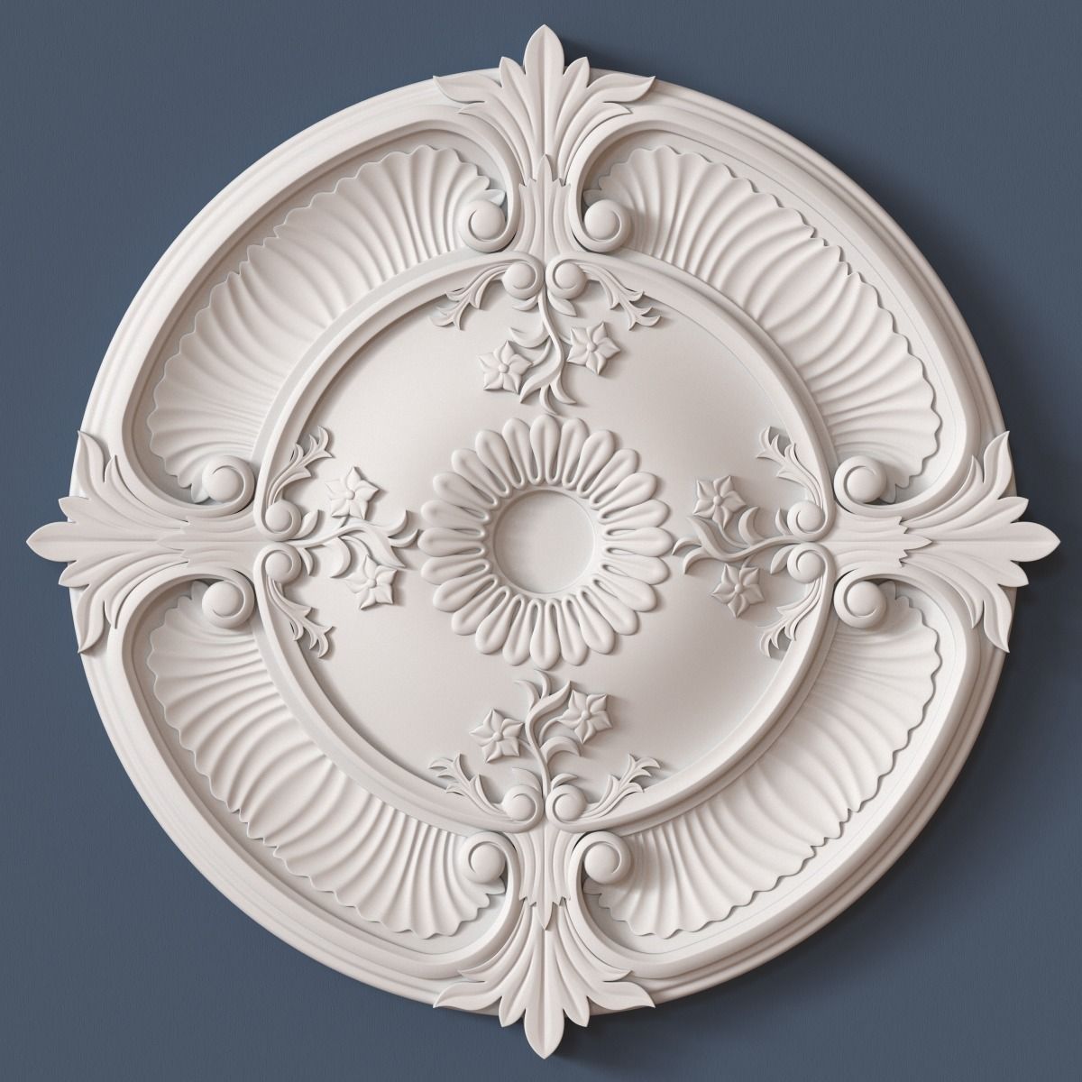 Ceiling Medallion 3D model_0