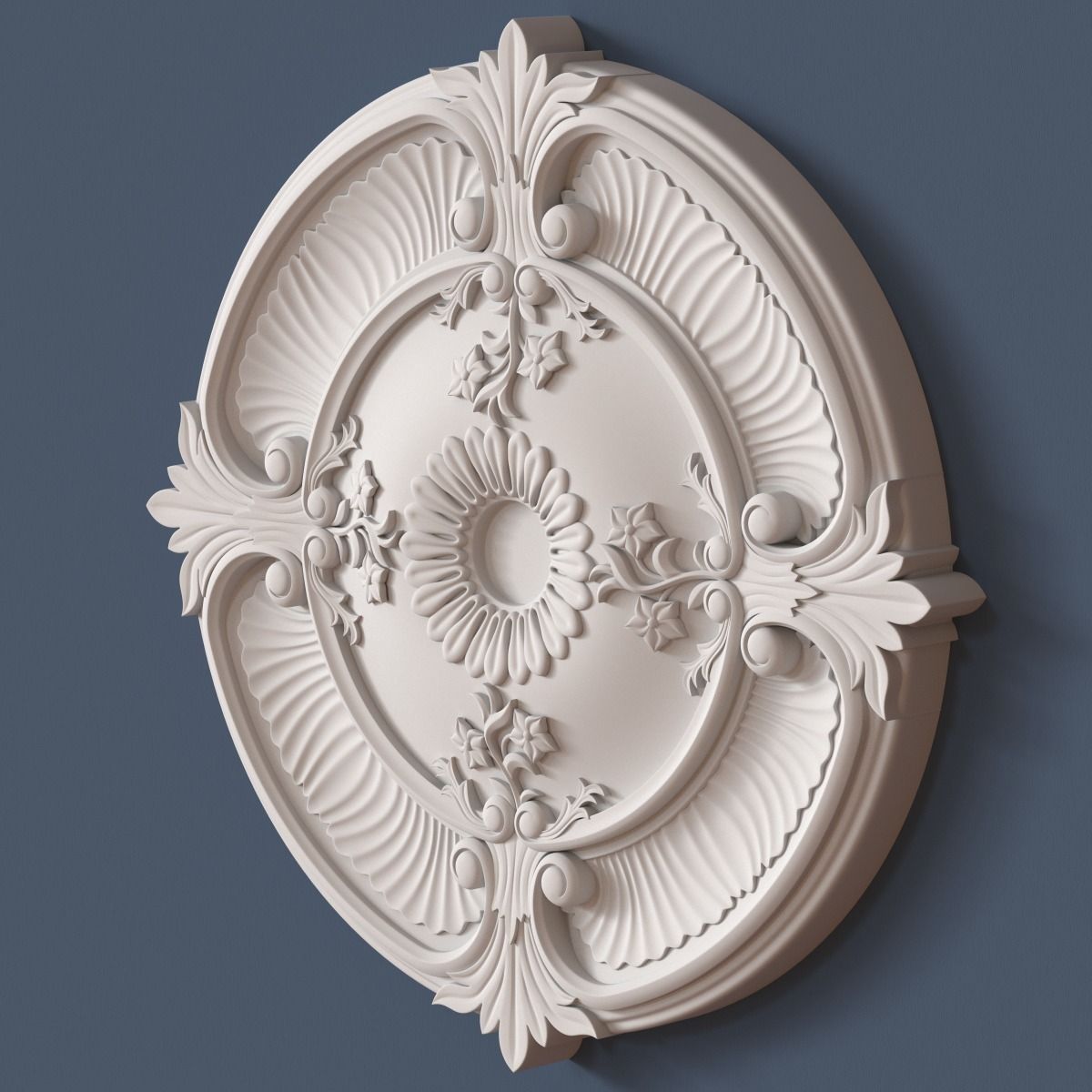 Ceiling Medallion 3D model_2