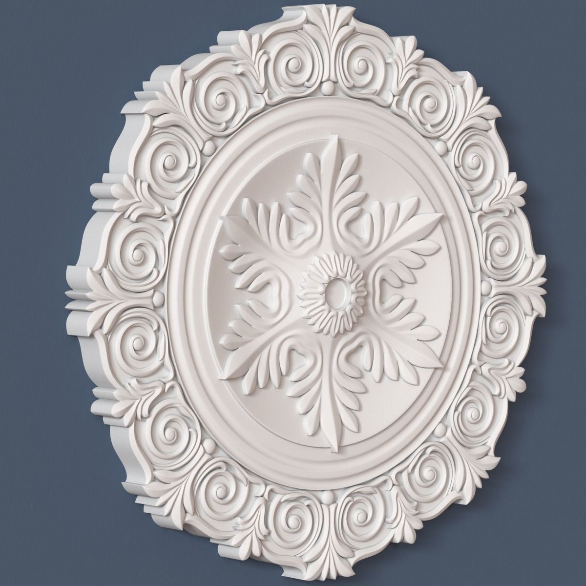 Ceiling Medallion 3D model_1