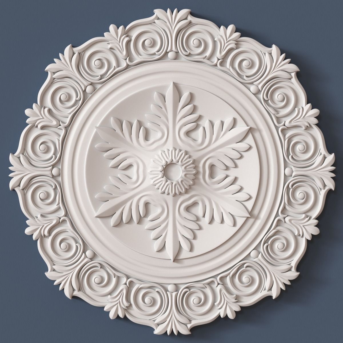 Ceiling Medallion 3D model_0