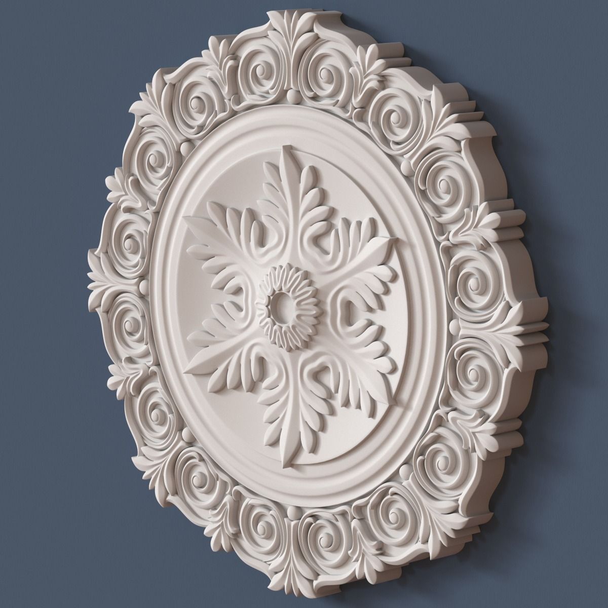 Ceiling Medallion 3D model_2