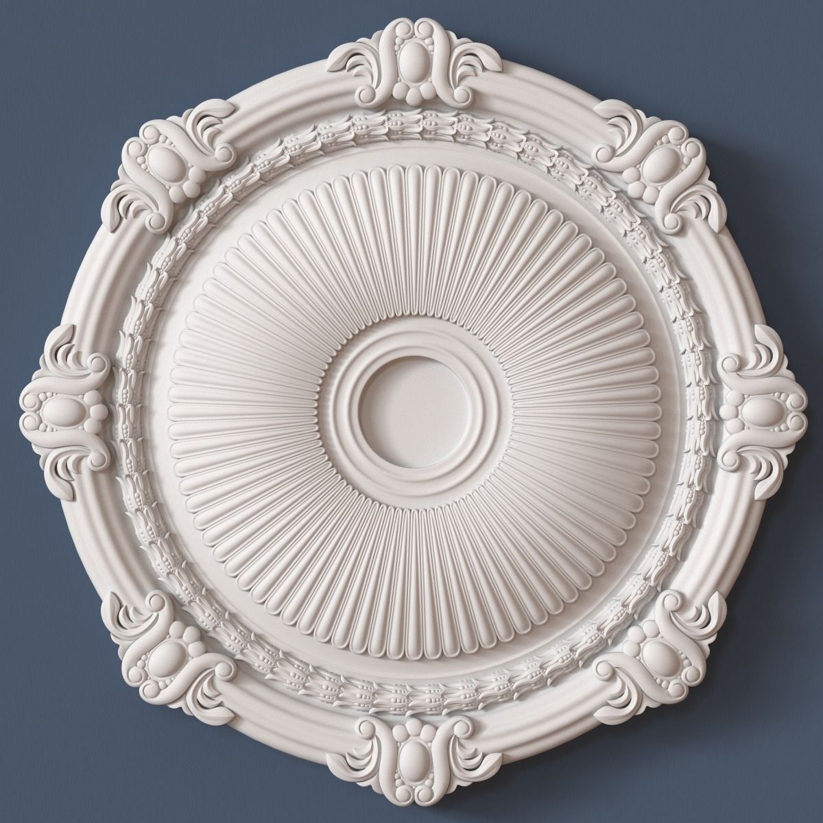 10 Ceiling Medallions Collection  3D model_10