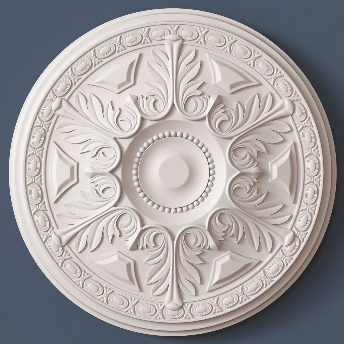 10 Ceiling Medallions Collection  3D model_5