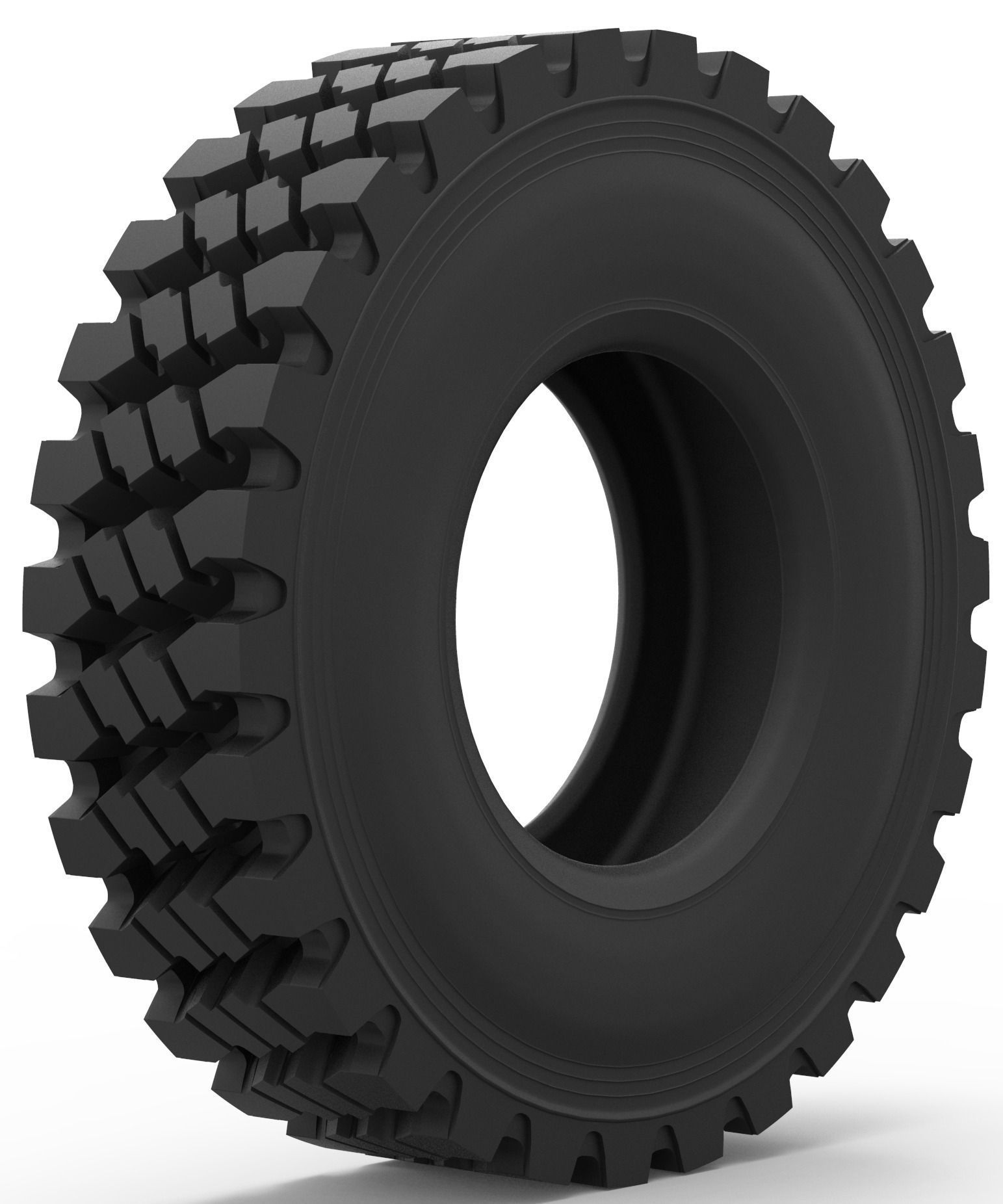 TRUCK TIRE Free low-poly 3D model_1