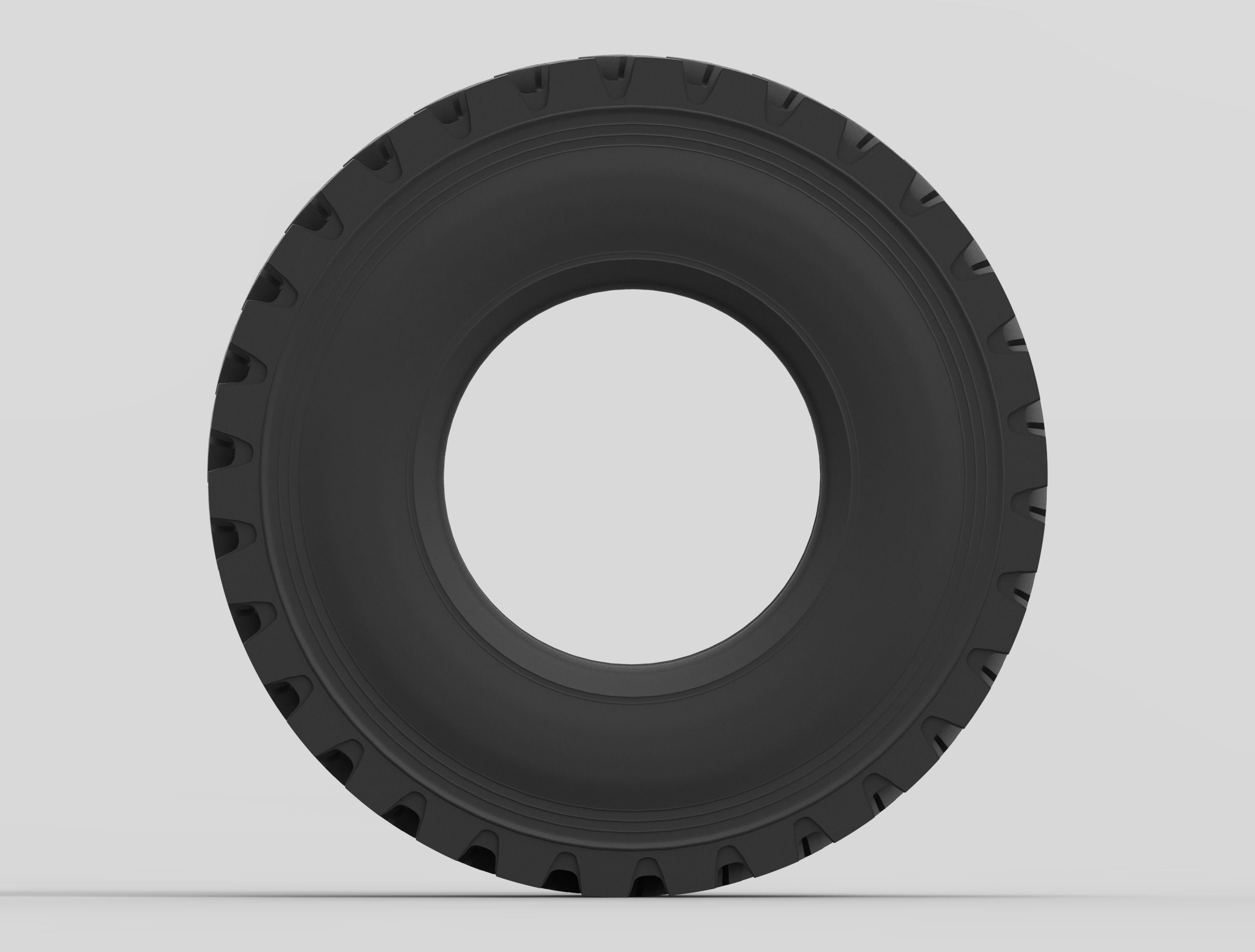 TRUCK TIRE Free low-poly 3D model_2