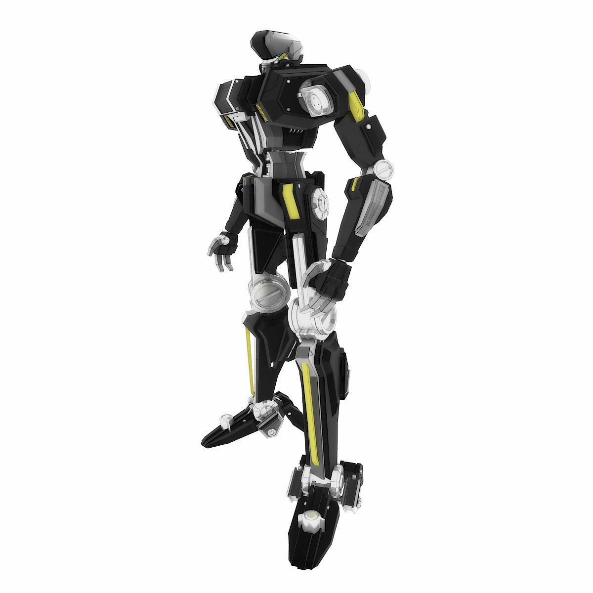 Robot HT 001 3D model_3