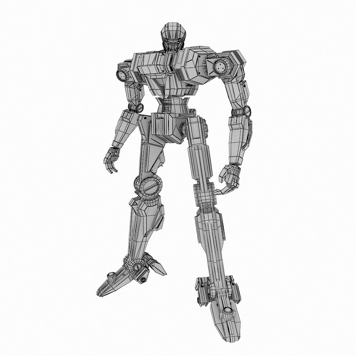 Robot HT 001 3D model_6