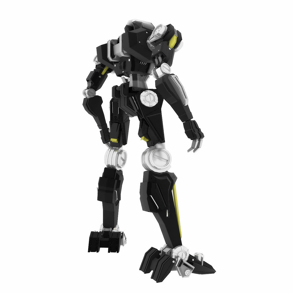Robot HT 001 3D model_4