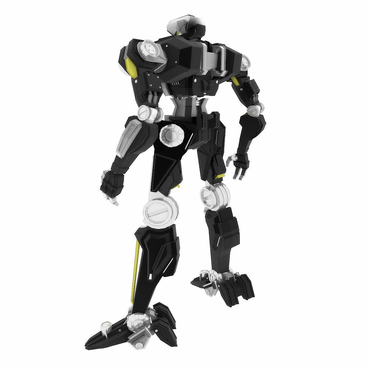 Robot HT 001 3D model_1