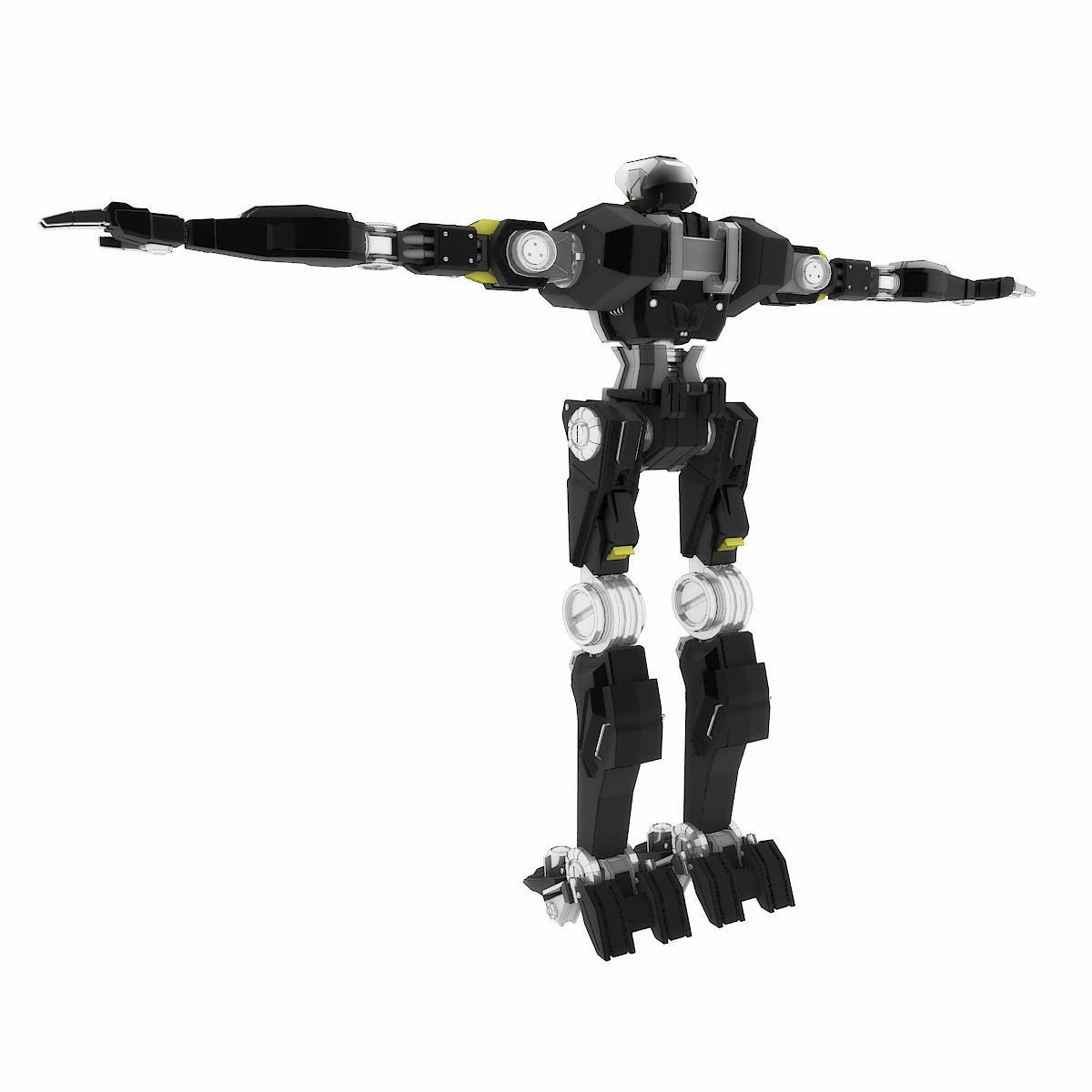 Robot HT 001 3D model_9