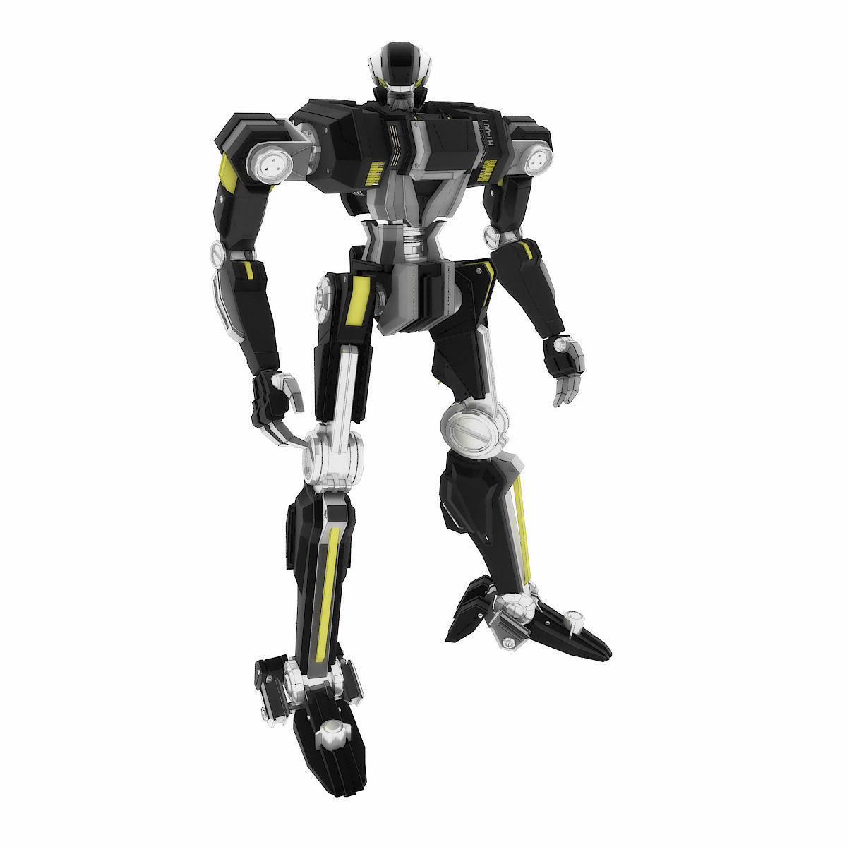 Robot HT 001 3D model_2
