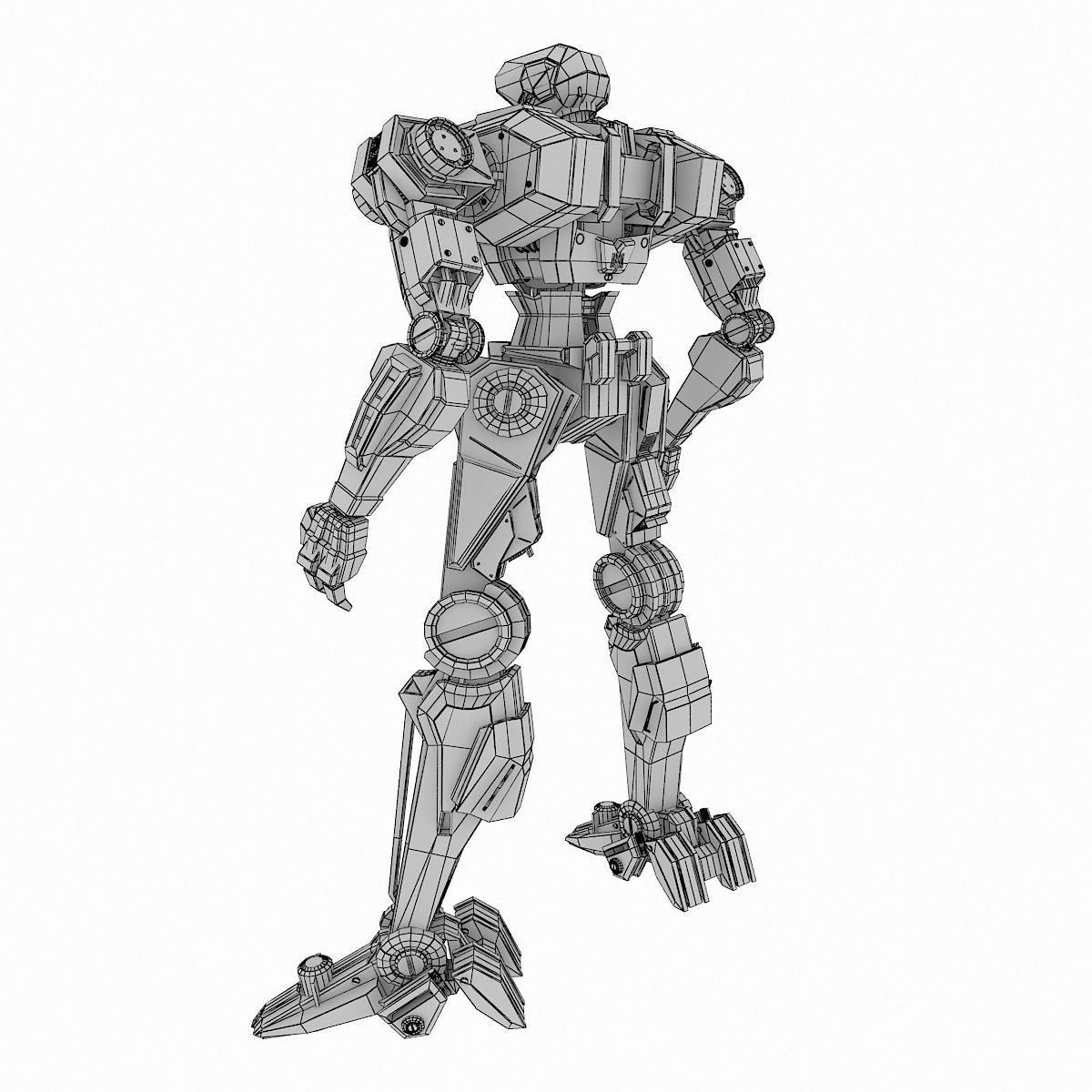 Robot HT 001 3D model_8