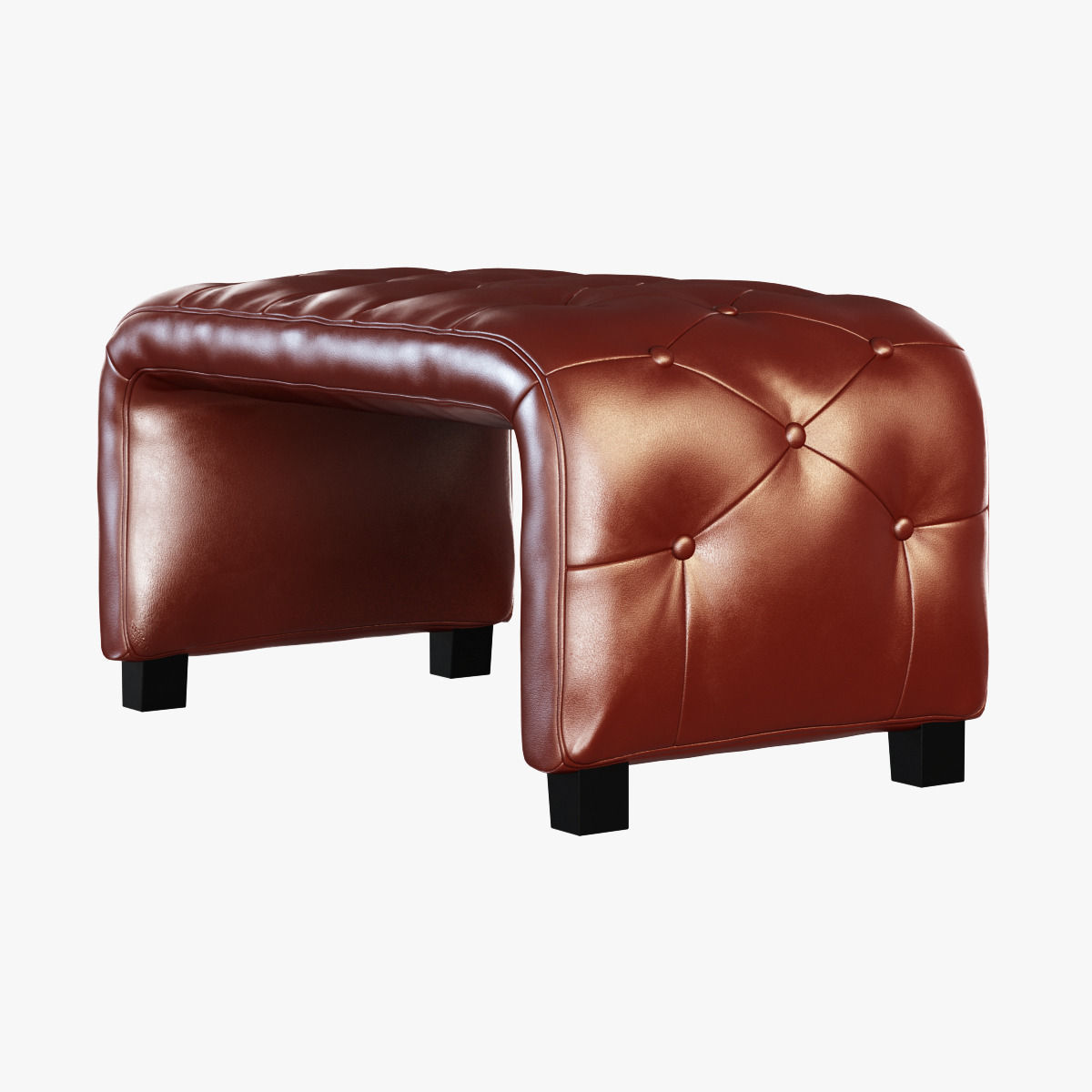 Bench Horseshoe 3D model_1