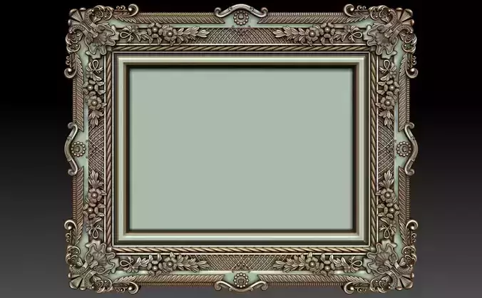 Decorative frame 3D model Decorative frame 3D model