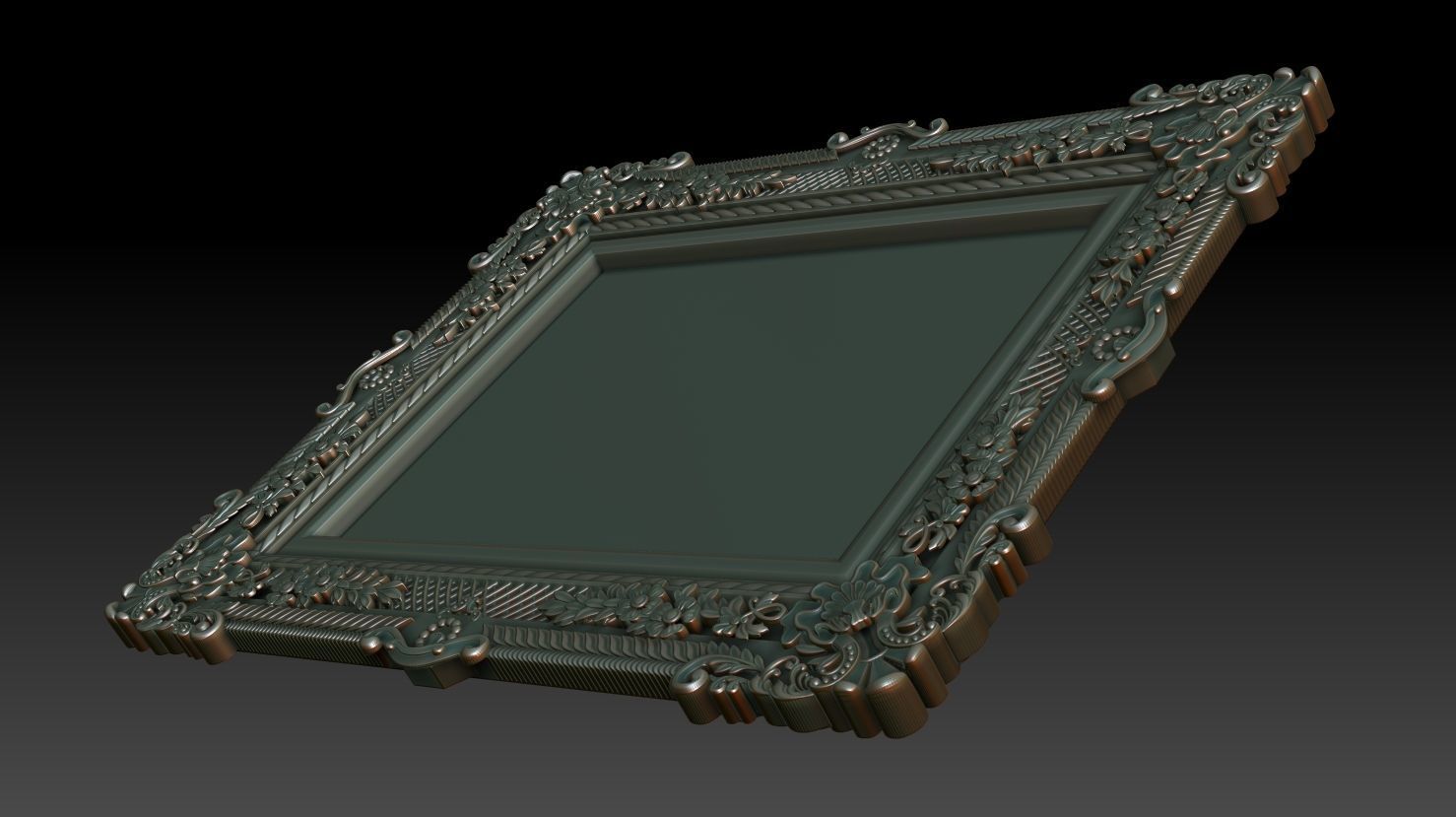 Decorative frame 3D model_7