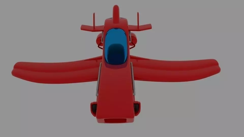 Spacehoop airplane 3D model