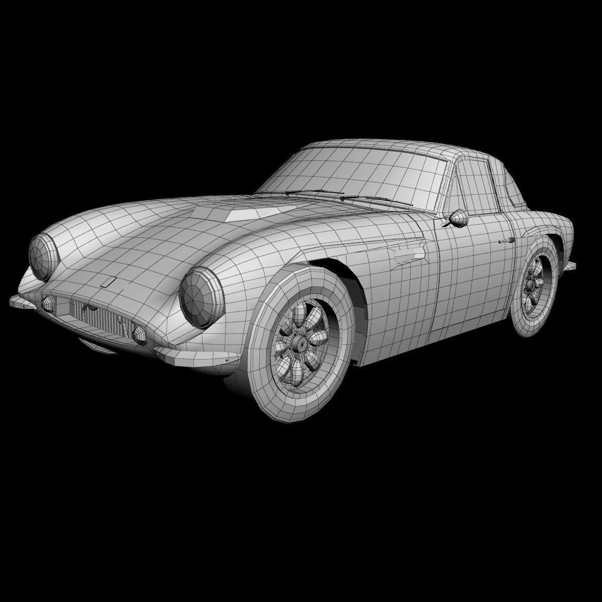 TVR Griffith Series 200 3D model_13