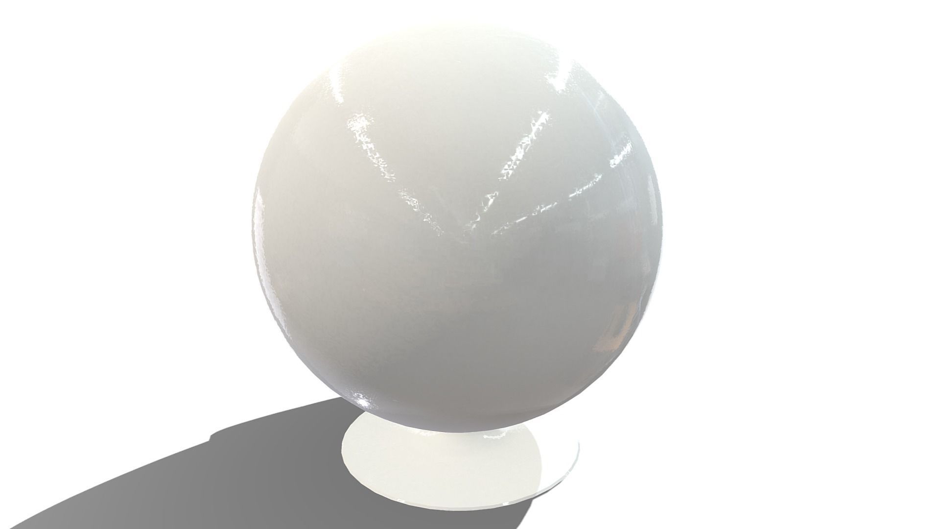 Ball Chair Low-poly 3D model_13