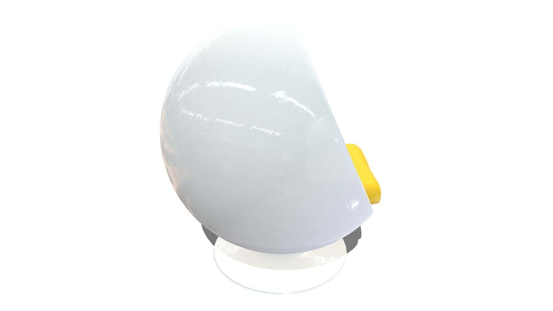 Ball Chair Low-poly 3D model_15