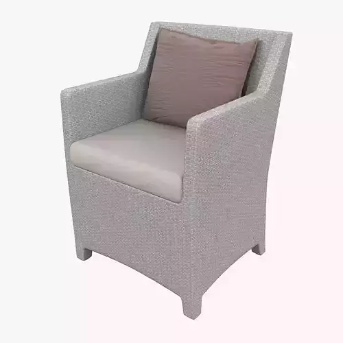Armchair Dedon Barcelona Richard Frinier 3D model