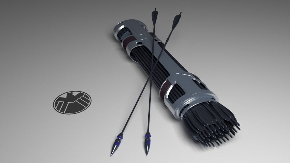 hawkeye from avengers Free 3D model