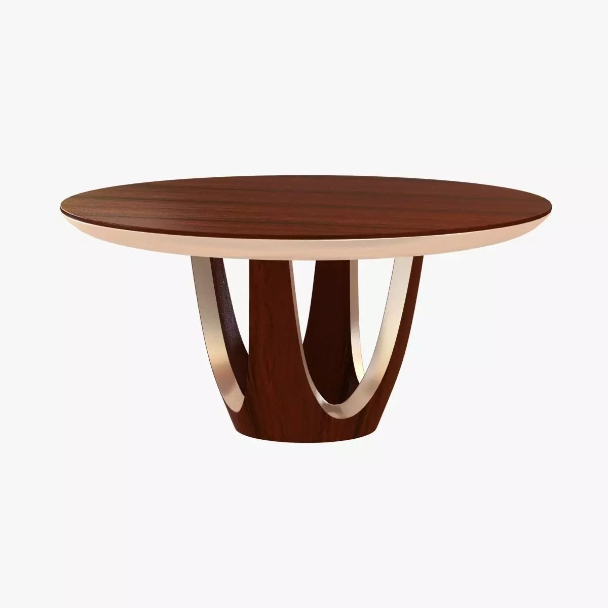 dakota jackson calypso round dining table 3D model_0