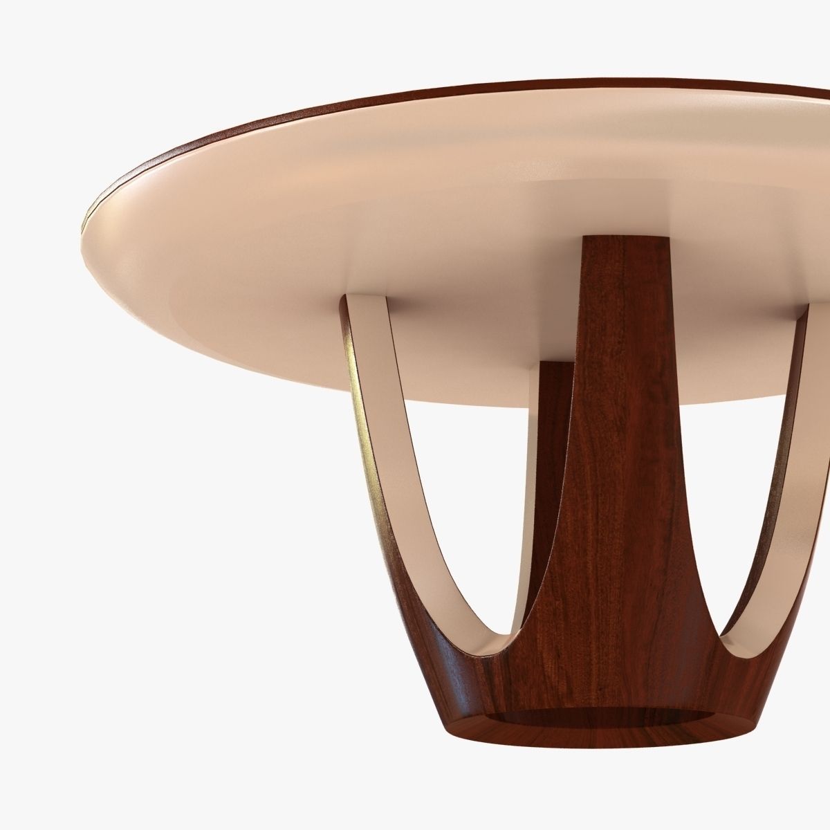 dakota jackson calypso round dining table 3D model_4