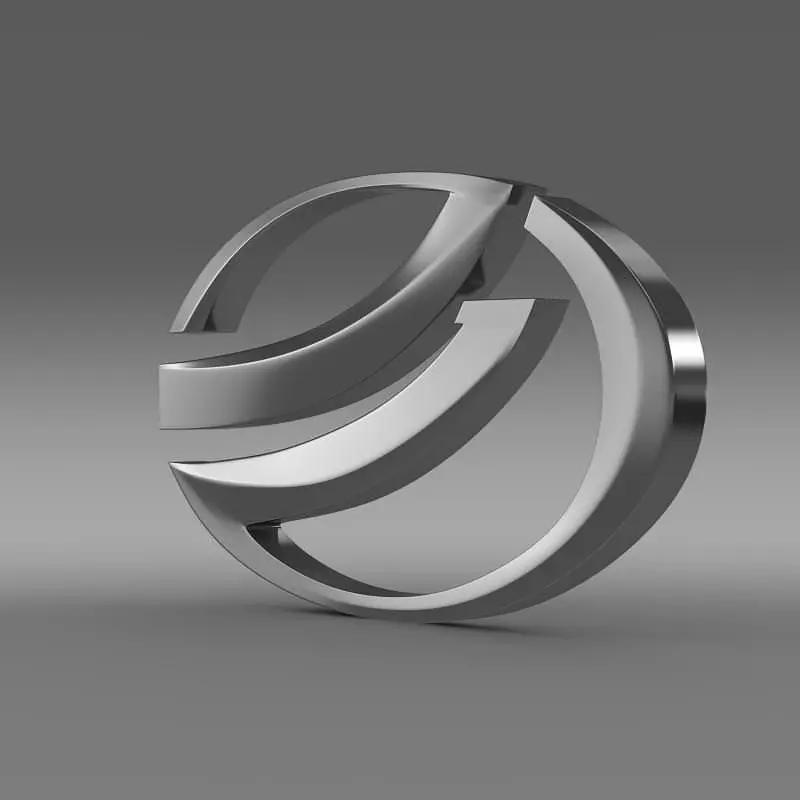 Zaz Logo 3D model_0